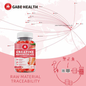 Gomitas de Creatina Monohidrato para Adultos - Sabor Fresa, Suplemento Pre-Entrenamiento para el Crecimiento Muscular y Apoyo Energético, Personalizable - Product Image 4