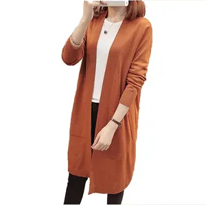 Hot sale fashion style long duster women cardigan