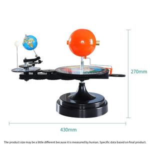 Modelo de Sol, Tierra y Luna Orrery, Telurio de 3 Esferas con Enlace Mecánico para Eclipse Solar y Lunar, Herramienta de Enseñanza de Ciencias y Geografía - Product Image 5