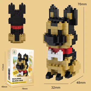 Bloques de construcción para mascotas serie de perros bloques de construcción para niños ensamblados juguete modelo de exhibición regalo al por mayor - Product Image 6