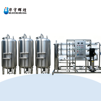 Système de purification d'eau par osmose inverse de 6000 litres, machine complète avec PLC, pompe 380V, stockage et traitement, pour hôtels, garantie 1 an