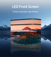 Pantalla LED Flexible para Mostrador de DJ P1.8 P2.5, Panel LED Comercial para Centro Comercial, Pantalla LED de Mesa