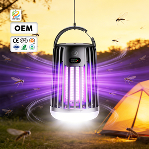 Lámpara Antimosquitos Compacta con Energía Solar y LED UV, Ecológica, Ideal para Campamentos, Senderismo y Picnic al Aire Libre - Product Image 1
