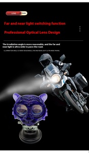 <span class=keywords><strong>ไฟ</strong></span><span class=keywords><strong>หน้า</strong></span>รถมอเตอร์ไซค์สีเหลืองและสีขาว - Product Image 3