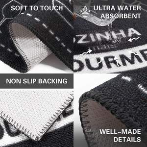 พรมปูพื้นห้องครัว/ห้องน้ำกันลื่นซักเครื่องได้พรมปูพื้น40X60cm สีดำ - Product Image 3