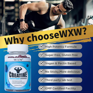 Gomitas de creatina monohidratada a Excelente Precio para fuerza muscular y recuperación más rápida Caramelo de goma de creatina - Product Image 6