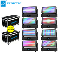 Projecteur Stroboscopique à Tête Mobile Big Dipper 350W RGBW 3-en-1 LED, Lumière de Scène Wash, Corps Entièrement en Aluminium Moulé Sous Pression, Écran Tactile pour DJ, Discothèque, Club