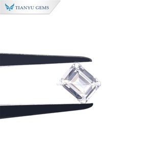 Tianyu Gems Lab Grown CVD IGI Diamante certificado 1.61ct G VS1 VG Corte Esmeralda Blanco Diamante Suelto - Product Image 5