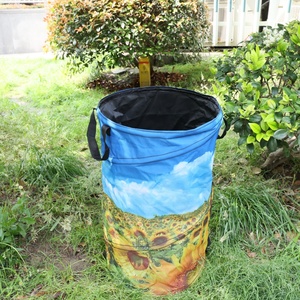 Bokor Reusable Oxford Material Collapsible Trash Bag Pop-up Leaf Bag for Camping and Patio Square Garden Waste Packaged - Product Image 4