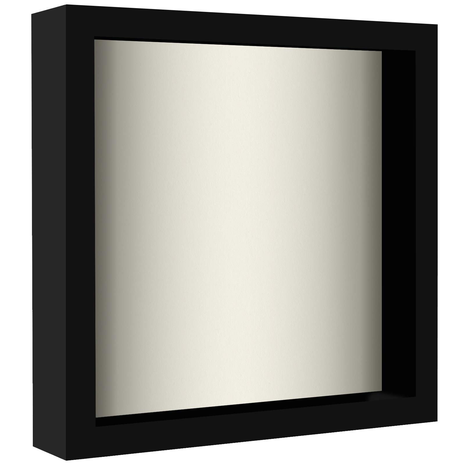 Wholesale Custom Black Wood 3d Deep 8x8 Shadow Box 9x9 10x10 12x12 Shadow Box Frame