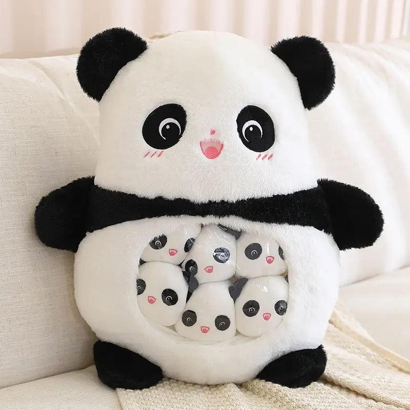 Wholesale simulation snack bag plush pillow cushion rabbit pudding pillow plush toy super soft fluffy cozy toy