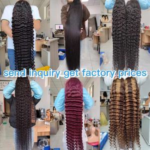 Bán buôn xương thẳng tóc giả tóc con người, 13x4 tẩy trắng knots HD ren phía trước tóc giả tóc con người, Brazil tóc giả tóc con người cho phụ nữ da đen - Product Image 5