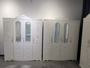 Super <strong>Cheap</strong> Armario Dormitorio 3 Door Wardrobe Steel Almirah Designs with Mirror Metal Wardrobe Locker <strong>Cupboard</strong> for Clothes - Product Image 6