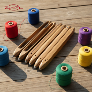 Navette robuste en bois, PVC et plastique pour machines à tisser et à tricoter - Utilisation pour tissus épais - Marque Longteng - Product Image 2