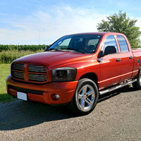 Auto-Beleuchtungssystem, Scheinwerfer für Dodge RAM 1500 2500 Pick-up 2006-2008, LED/Tagfahrlicht, Rauchglas, passend für Linkslenker, Auto-Lampe, Auto-Licht