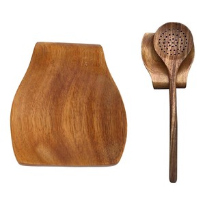 PUSELIFE <span class=keywords><strong>Porte</strong></span>-<span class=keywords><strong>cuillère</strong></span> en bois lisse en acacia naturel pour spatules cuillères pinces <span class=keywords><strong>porte</strong></span>-<span class=keywords><strong>cuillère</strong></span> en bois pour la cuisine - Product Image 1