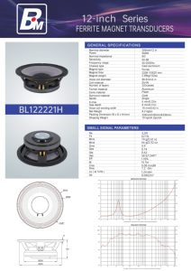 Subwoofer actif 12 pouces (220 mm) avec aimant en aluminium et bobine <span class=keywords><strong>de</strong></span> 100 mm pour enceinte <span class=keywords><strong>de</strong></span> scène professionnelle extérieure – Qualité supérieure BM AUDIO - Product Image 5