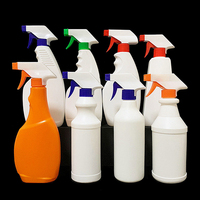 NOUVEAU Vente en gros en vrac Bouteille pulvérisateur à gâchette en plastique HDPE vide pour produits chimiques, 32oz 1000ml 16oz 500 600 650 ml 500ml