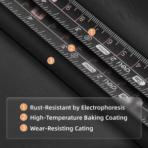 Mètre à ruban en acier durable pour usage professionnel 3m/5m/7.5m/10m, épaissi, résistant à l'usure et aux chutes, fabriqué en Chine - Product Image 2