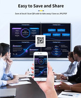 Интерактивные панели SEEWORLD AI Smart Boards 65 дюймов для школьного обучения, образования, использования в качестве интерактивной доски и для проведения конференций