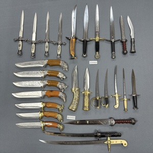Espada <span class=keywords><strong>de</strong></span> Fantasía Hecha a Mano para Cosplay <span class=keywords><strong>de</strong></span> Anime, Cuchillo <span class=keywords><strong>de</strong></span> Manganas Medieval con Borde Opaco para Atrezzo <span class=keywords><strong>de</strong></span> Película, Espada Coleccionable con Funda - Product Image 2