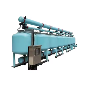 Filtre à eau en sable de silice agricole avec moteur PLC pour l'irrigation des fermes, l'<span class=keywords><strong>osmose</strong></span> inverse et la dessalement, 200 000 L/heure, garantie 1 an - Product Image 3