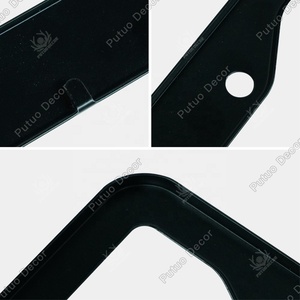Marco de <span class=keywords><strong>Matrícula</strong></span> Metálico Personalizado al por Mayor de Alta Calidad para Motocicleta y Automóvil, Tamaño Estadounidense - Product Image 4