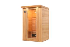 Sauna infrarouge en bois massif Smartmak ODM & OEM pour 2 personnes, cabine de sauna sèche - Product Image 3