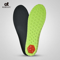 Semelles intérieures en gel PU hexagonales pour chaussures, soutien de la voûte plantaire, respirantes, inserts en nid d'abeille pour sports de plein air, fourniture d'usine