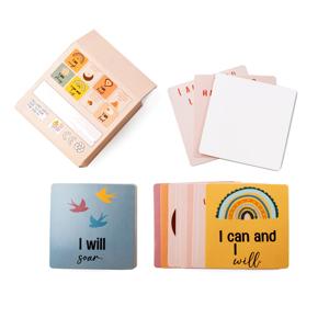 楽しい毎日カスタム印刷インスピレーションカードゲーム子供のための肯定的な自己肯定カード - Product Image 1