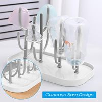 Égouttoir à biberons en forme de cactus, support portable pour biberons, support de rangement pour biberons pour accessoires de bébé