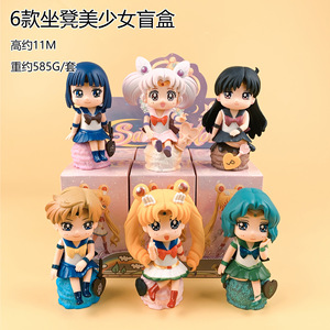 Figuras Coleccionables <span class=keywords><strong>de</strong></span> Sailor Moon en Caja Ciega, Decoración para Pasteles, Adornos para Escritorio - Product Image 3