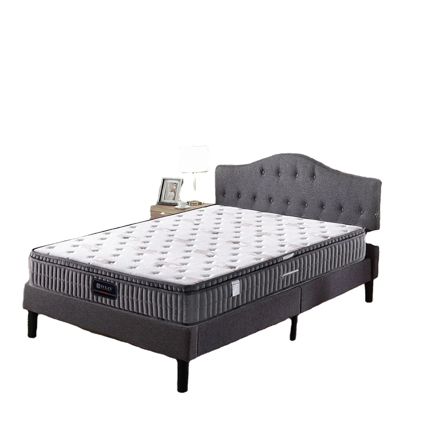 Factory Warehouse Cheap Price 100% Thailand Natural Latex Queen Double Hotel Spring Mattress