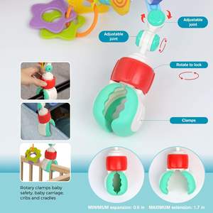 वियोज्य बच्चे बिस्तर घुमक्कड़ बच्चों की गाड़ी Carseat के साथ खिलौने यात्रा कट्टर दर्पण और फांसी के लिए चीख़ खिलौने बच्चे पालना - Product Image 4