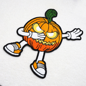 Serviette d'Halloween personnalisée patchs en chenille avec paillettes nouveau style de personnages de dessins animés brodés à repasser pour la décoration de vêtements - Product Image 6