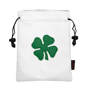 Pochette de golf personnalisée en cuir imperméable à cordon de serrage haute capacité pour objets de valeur - Product Image 1