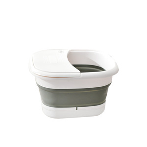 Bain de pieds pliable HMY-5201, spa électrique pour les pieds avec fonction massage automatique et boîte à pilules, pour usage domestique - Product Image 3
