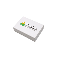 Boîte de luxe personnalisée pour produits de beauté, coffret cadeau magnétique blanc avec rouleau facial en pierre Gua Sha et mousse EVA