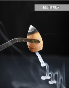 50 cônes d'encens par sachet pour accessoires de brûleur à refoulement, en forme de balle colorée, parfums Rose, <span class=keywords><strong>Jasmin</strong></span>, Bois de Santal Naturel, Bois d'Agar - Product Image 5
