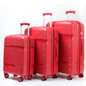Mala de viagem jiaxing, saco de bagagem, 3 peças, urbano, carrinho, bagagem