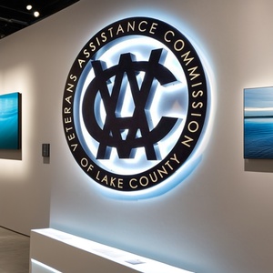 Chất lượng cao Acrylic Salon dẫn đăng ký bảng biểu tượng tùy chỉnh Backlit tường ký tùy chỉnh 3D logo chữ vòng tròn Tên tấm dấu hiệu kinh doanh - Product Image 2