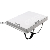 Chaise de stade rembourrée Canbo Deluxe, coussin en mousse portable, siège de stade chauffé par USB pour l'hiver