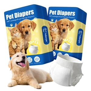 Entrega Rápida, Muestras Gratis, Pañales Desechables para Mascotas al por Mayor, con Exterior Transpirable de Tela No Tejida - Product Image 1