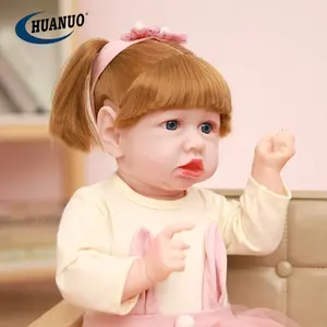 Enfants réaliste bébé poupées silicone corps entier 60CM réaliste reborn bambin fille jouet poupée