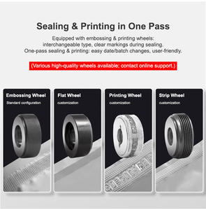 Máquina Selladora Vertical Continua de Película para Arroz, Alimentos para Gatos, Suministros para Mascotas, Granos, Bolsas de Plástico, Snacks, Polvo, Cereales - Product Image 5