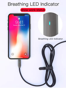 <span class=keywords><strong>สาย</strong></span>ชาร์จโทรศัพท์มือถือแบบตัดการเชื่อมต่ออัตโนมัติ Yesido ความยาว 1.2 เมตร <span class=keywords><strong>สาย</strong></span> USB โลหะผสมสังกะสี - Product Image 3