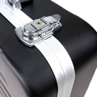 Petite valise de transport noire en EVA, légère, antichoc, avec fermeture à boucle en aluminium ABS, étanchéité IP68, pour équipement photo, ODM, étui rigide de voyage pour outils