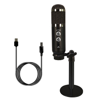 Ensemble de microphone à condensateur USB U730 de haute qualité avec support de bureau universel pour diffusion en direct