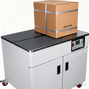 Machine d'emballage intelligente à grande vitesse pour boîtes, avec double moteur, pour cerclage PP/PET, idéale pour l'emballage de cartons, livres et étuis en papier - Product Image 1