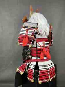 Armadura Tradicional Japonesa de Samurai, Armadura de Samurai Usable para Niños, Armadura de Uesugi <span class=keywords><strong>Kenshin</strong></span>, Disfraz de Festival, Accesorios para Drama Televisivo - Product Image 6
